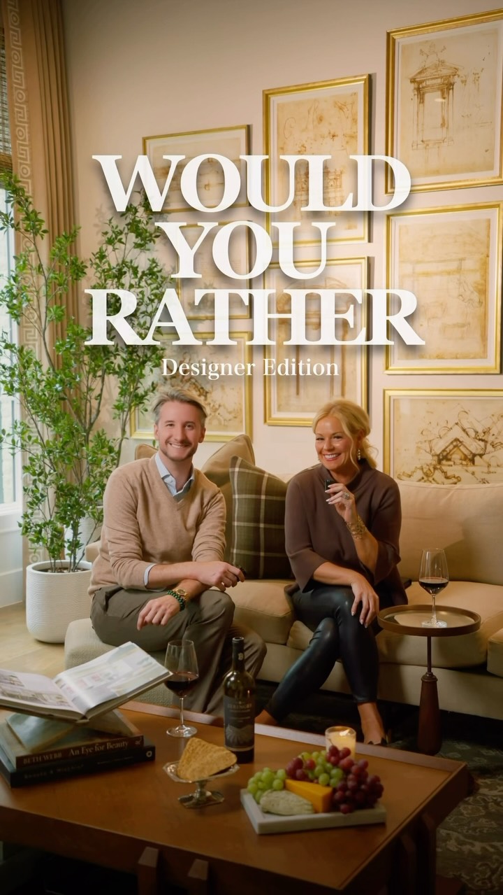 Two designers. Some impossible choices. And absolutely no shortage of opinions. 😂Jory and I are putting each other on the spot with a little game of Designer Would You Rather—from dream projects and favorite sourcing adventures to those design decisions that are almost impossible to choose between.Let’s just say we both know what we love… and we’re not afraid to defend it! 🤣Now it’s YOUR turn! Play along and tell us which question had you struggling to choose.