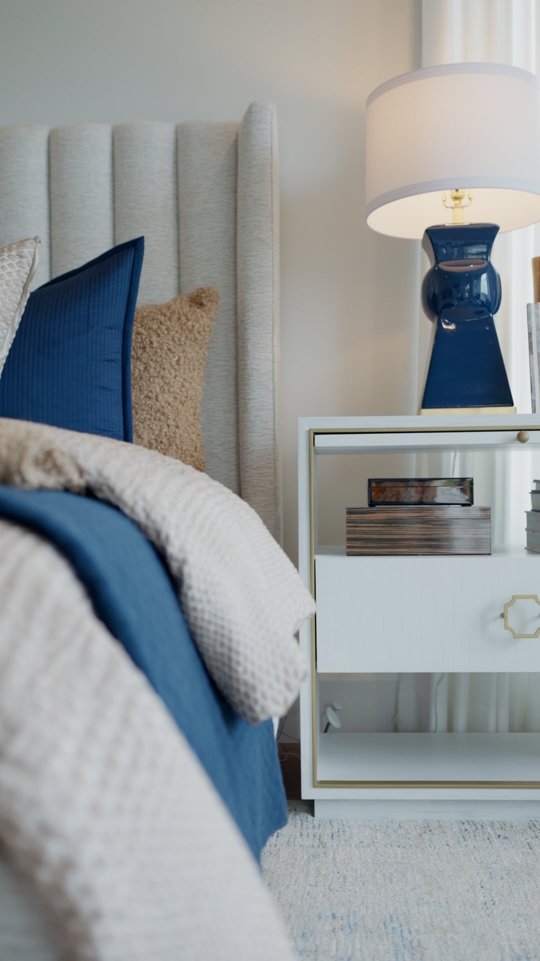 We talk a lot about wellness these days.Exercise.Nutrition.Hydration.But what about the environment where you spend 7–8 hours every night?Research continues to show the connection between our surroundings and our overall well-being. A calming, thoughtfully designed bedroom can help reduce stress, support better sleep, and contribute to improved mental and physical health.Your bedroom should feel like a retreat.Soft lighting. Luxurious bedding. Beautiful materials. Functional storage. The modern conveniences that make everyday life feel just a little easier.Beautiful design isn’t just about aesthetics.It’s about creating spaces that support your well-being, restore your spirit, and help you recharge from the demands of everyday life.Because your bedroom may be the most important wellness space in your home. 🤍