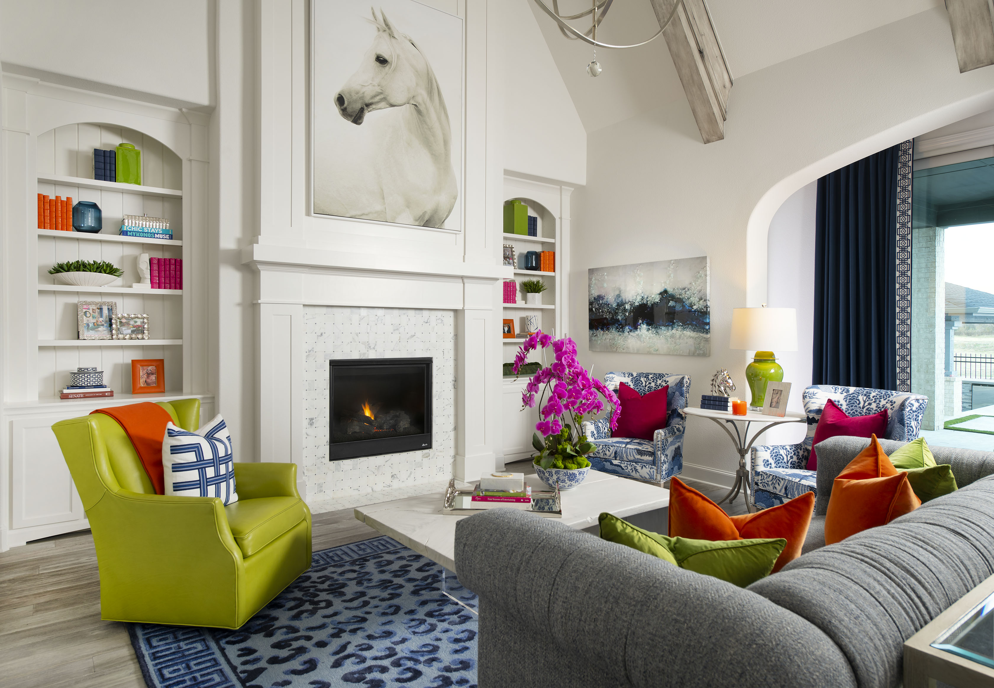 Living Room Design By Casey Gatterson, IBB Designer