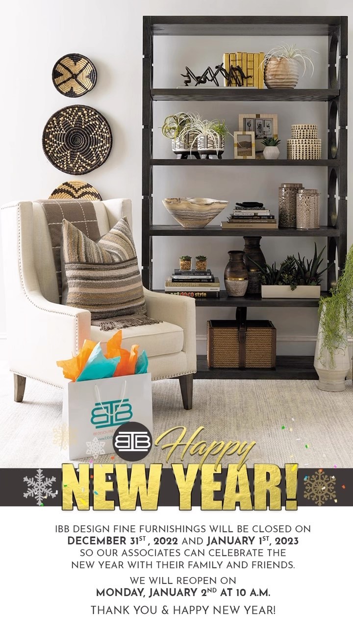Thank you friends for a fabulous 2022! We look forward to helping you create more magic in your interiors in 2023! Cheers to a wonderful new year! #happynewyear #teamIBB #ibbdesign #Dallasdesign #Dallasfurniture #cheersto2023 #NewYear