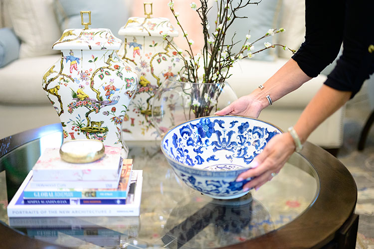 Kay Lewis, IBB Designer Setting down a bowl