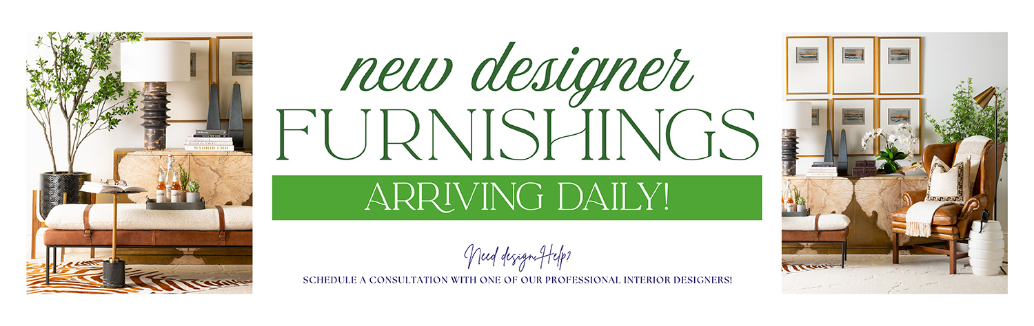 New Designer Furnishing Arriving Daily at IBB